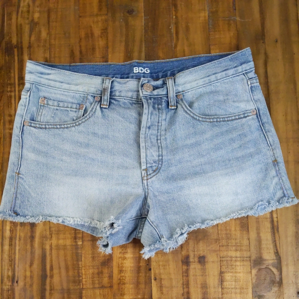 BDG Mid Rise Breezy Denim Jean Short Button Fly